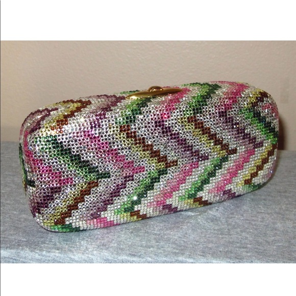 Judith Leiber Mini Handbag Bag Miniaudiere Crystal - Picture 3 of 8